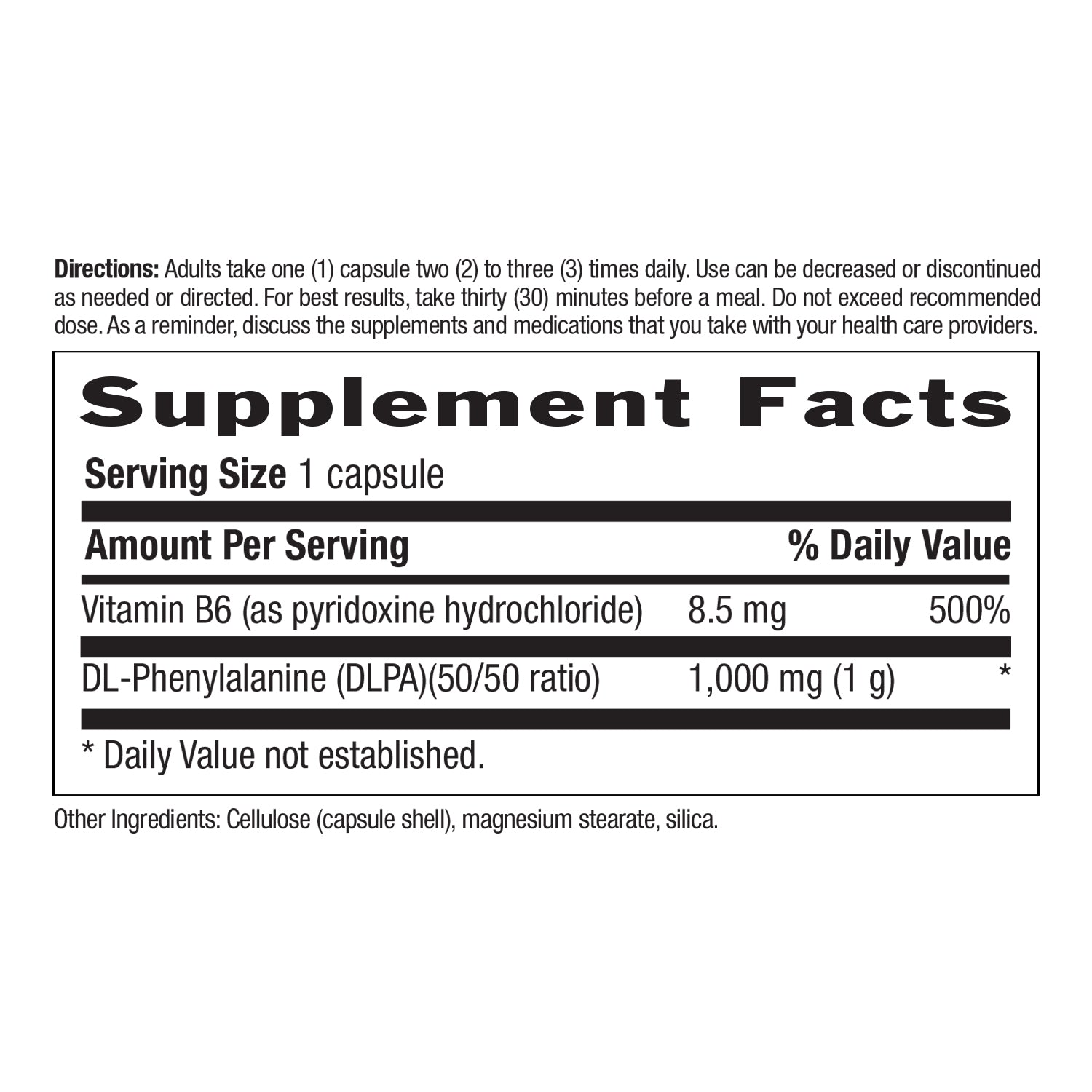 DLPA 1000 mg Capsules media carousel view 6