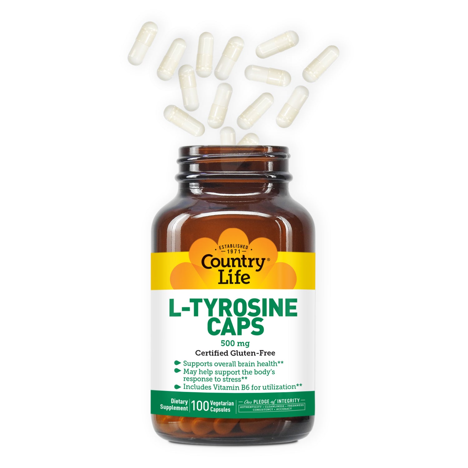 L-Tyrosine 500 mg media carousel view 3