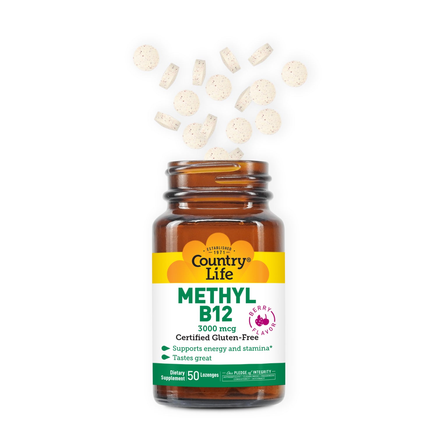 Methyl B-12 Lozenges 3,000 mcg media carousel view 3