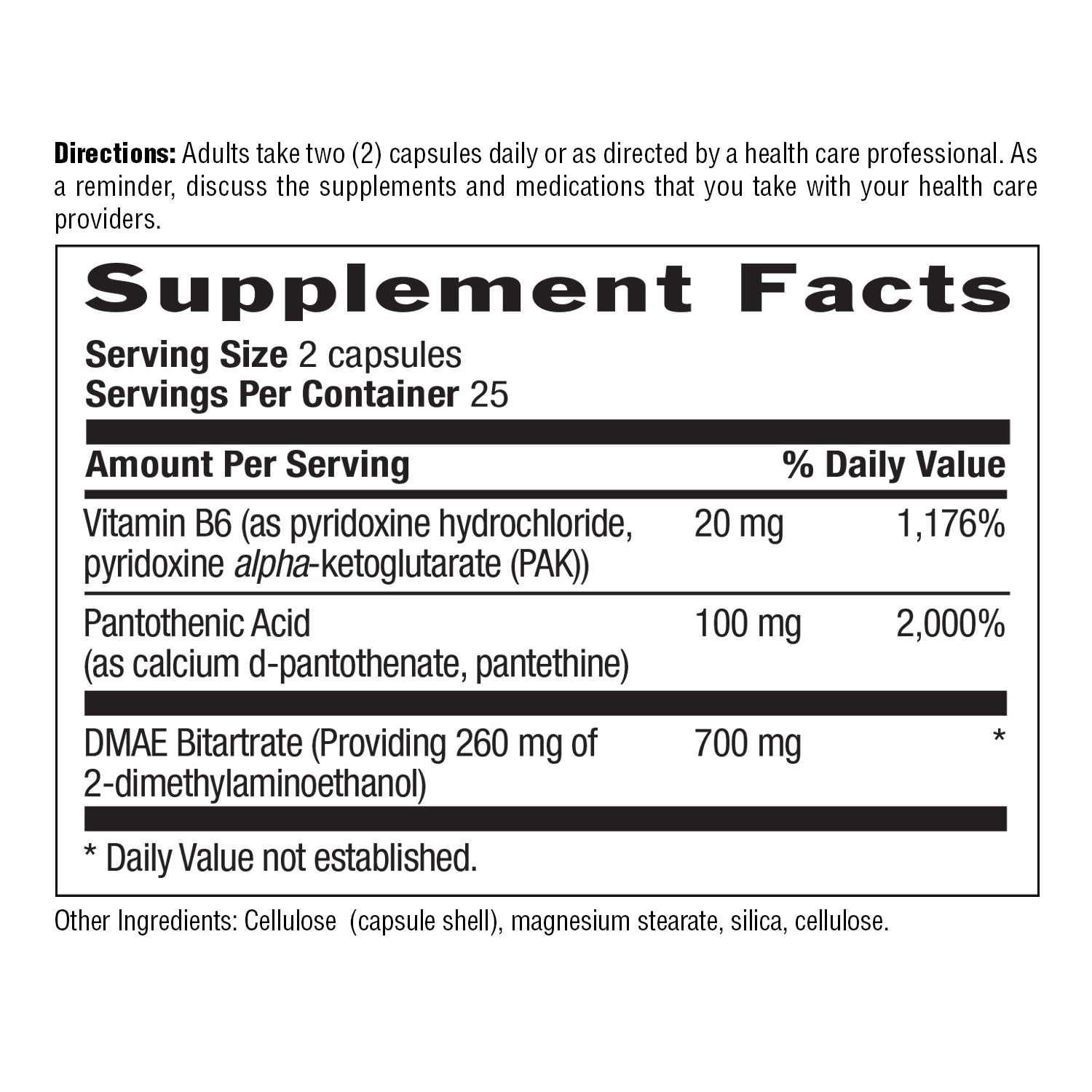 DMAE 700mg media carousel view 6