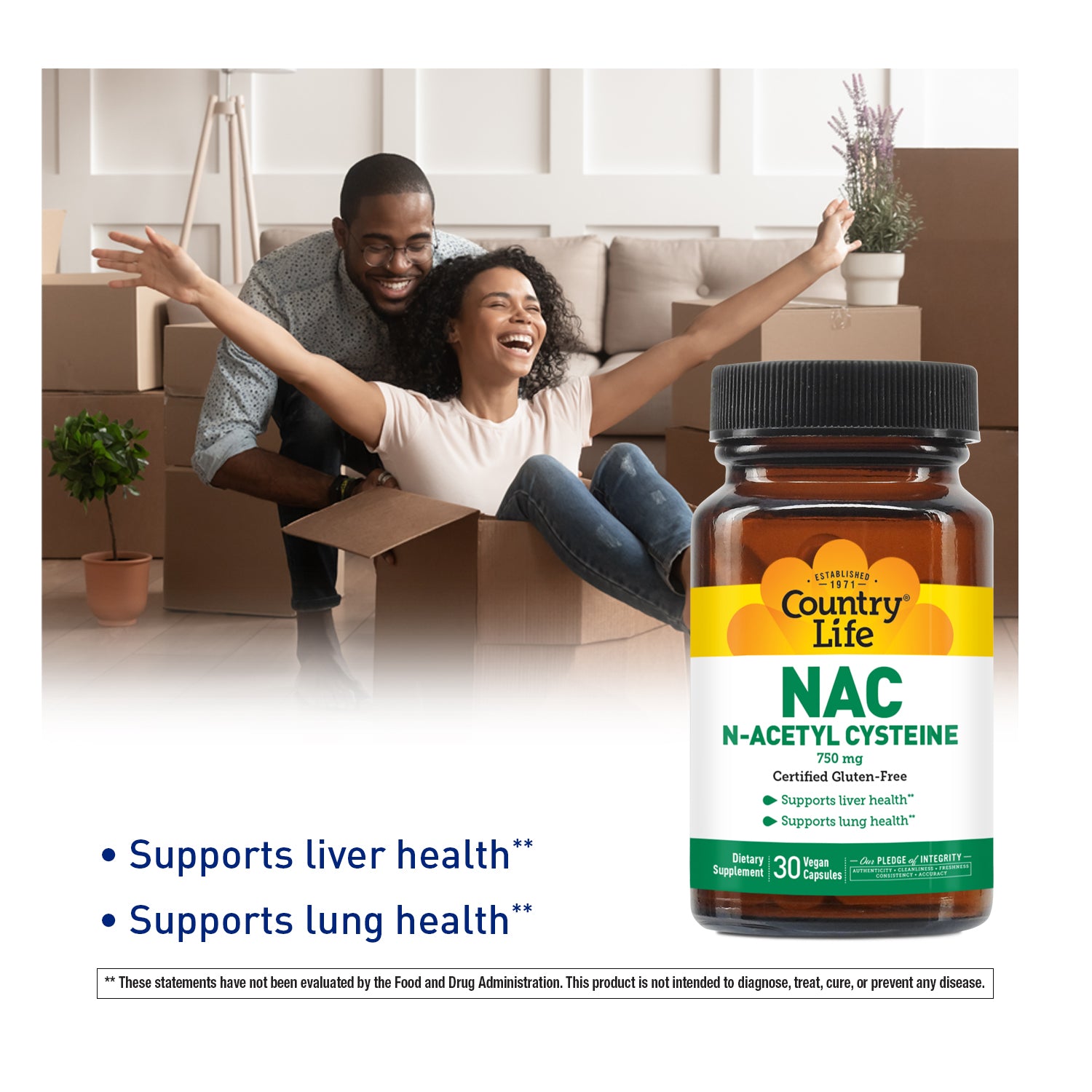 NAC, N-Acetyl Cysteine 750 mg media carousel view 4