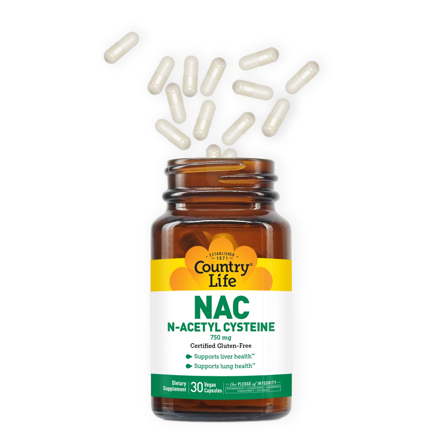 NAC, N-Acetyl Cysteine 750 mg media carousel view 3