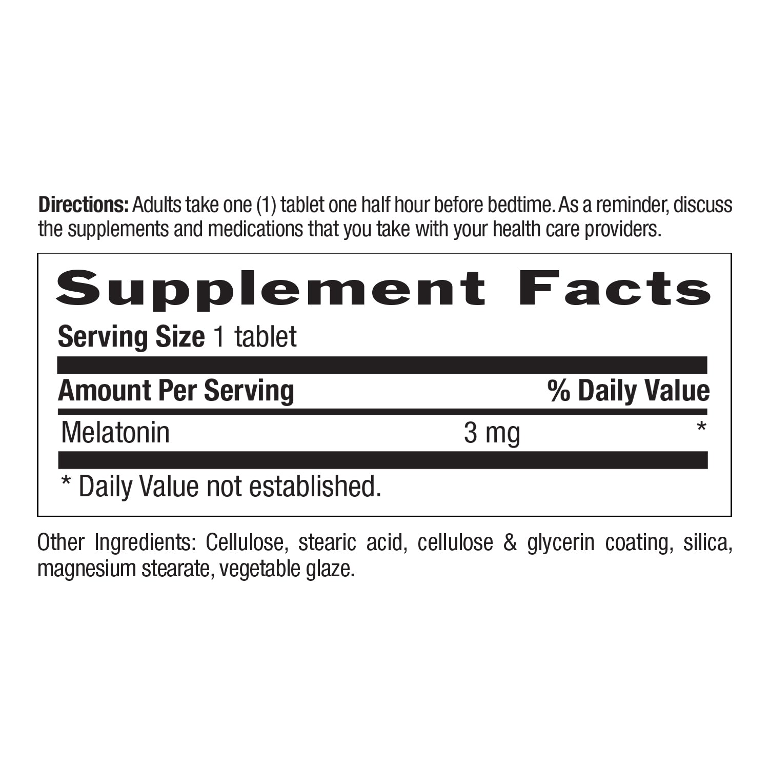 Melatonin 3 mg media carousel view 5
