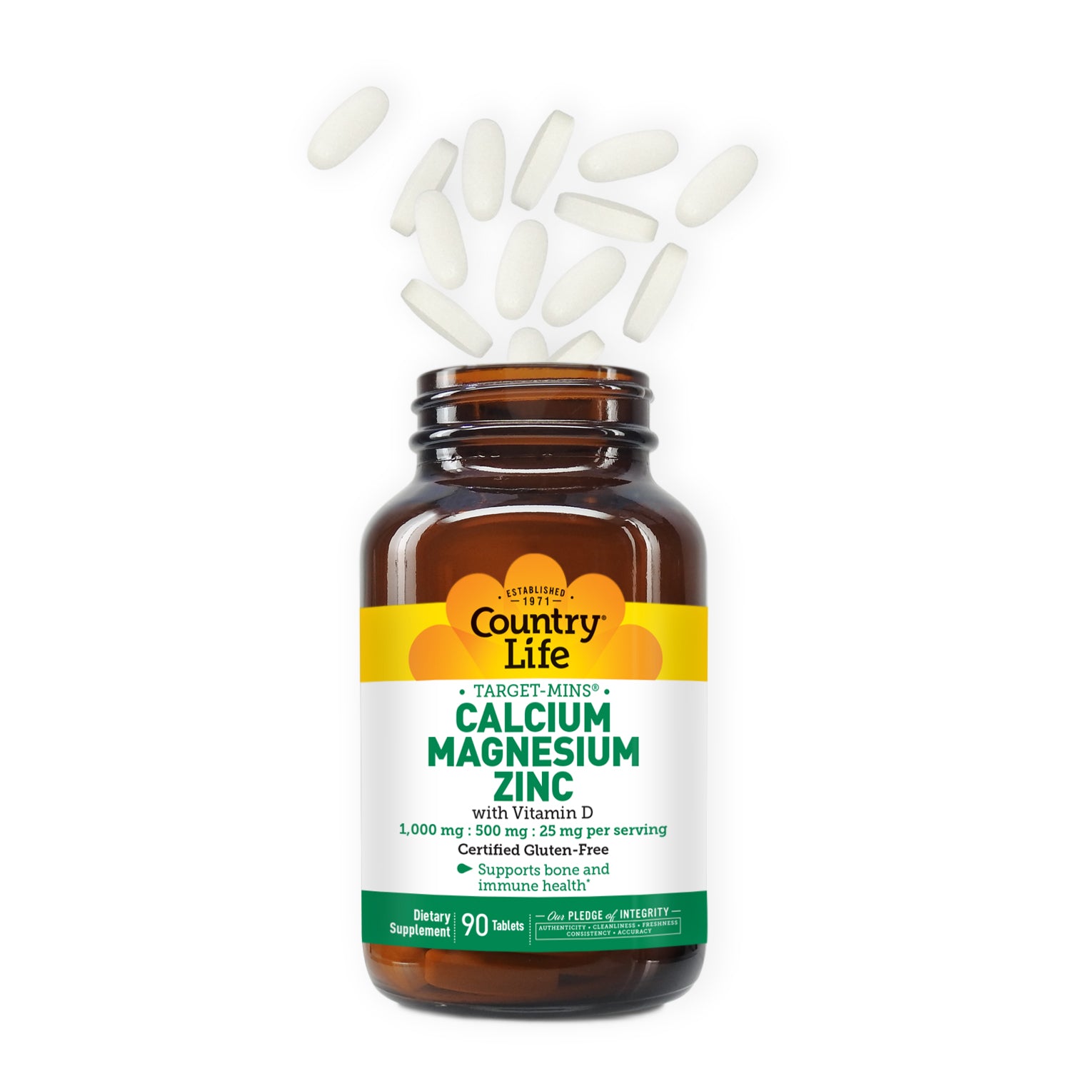 Target Mins Calcium Magnesium Zinc with vitamin D 90 count media carousel view 3