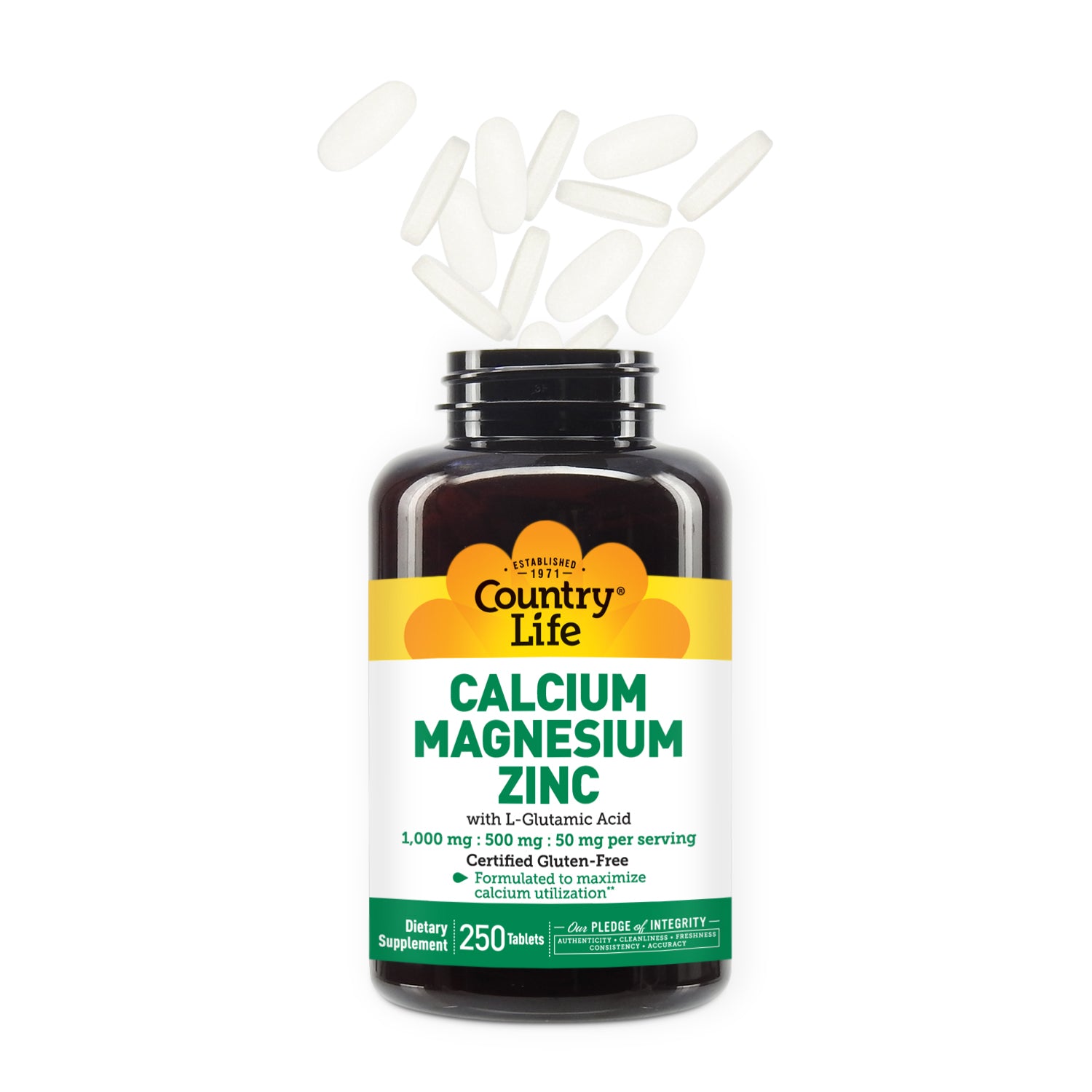 Calcium Magnesium Zinc 250 count media carousel view 3