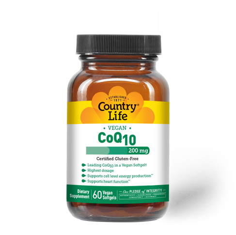 Vegan COQ10 200 MG 60 Vegan Softgels featured media carousel view