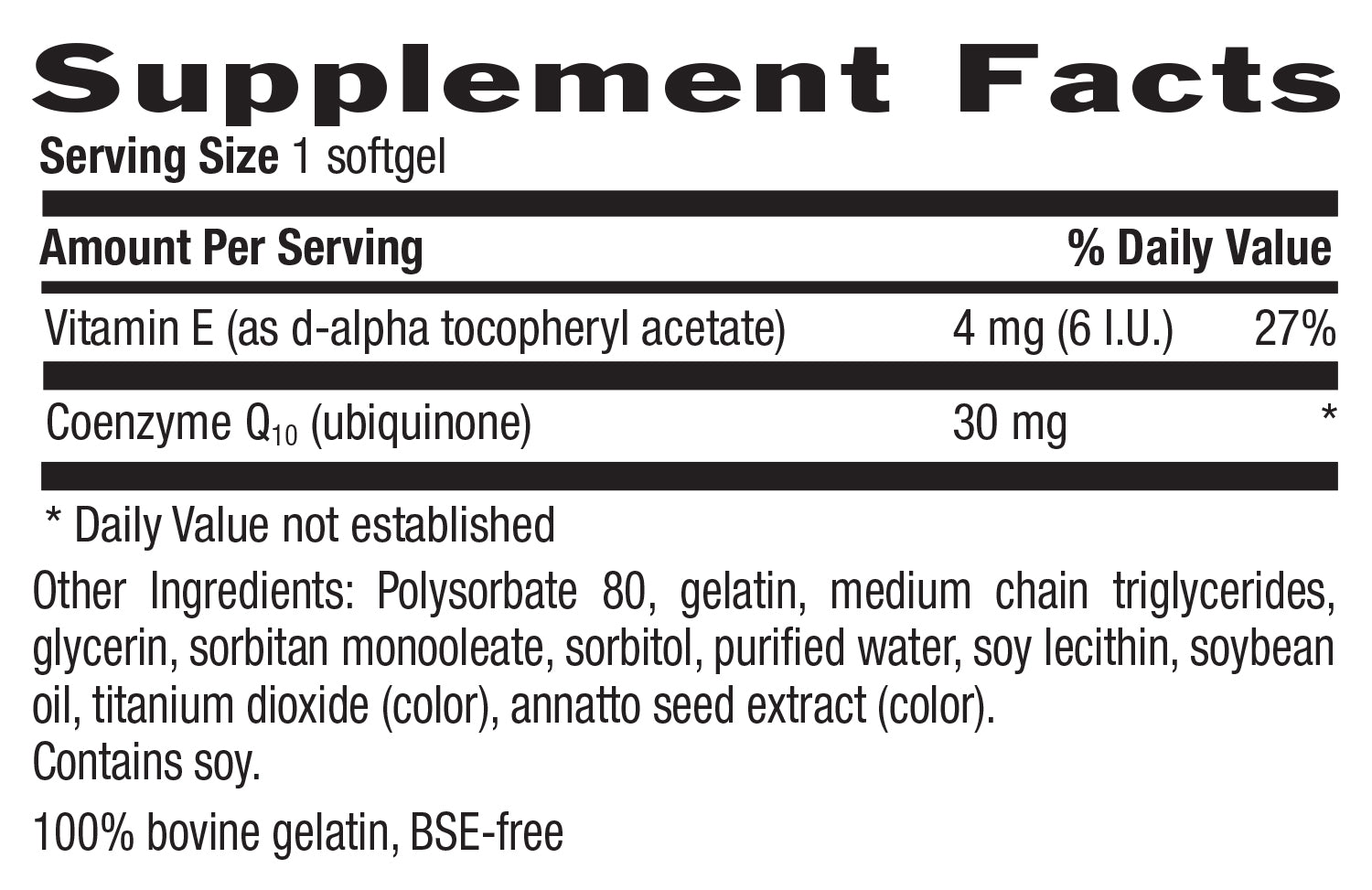 CoQ10 – 30 mg media carousel view 3