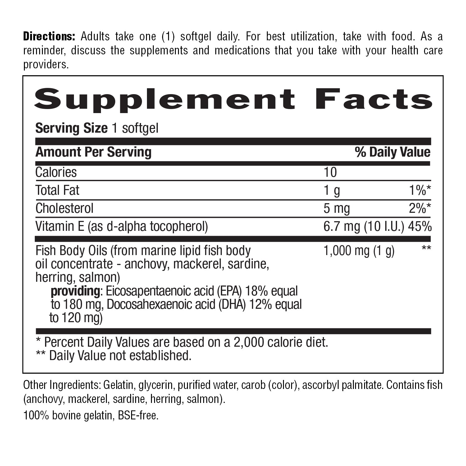 Omega-3 Fish Oil 1000 mg media carousel view 6