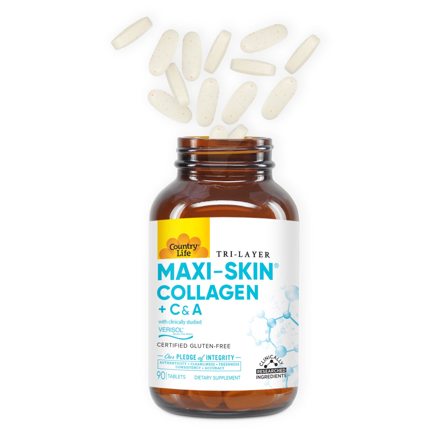 Maxi-Skin® Collagen + C&A Tablets media carousel view 3