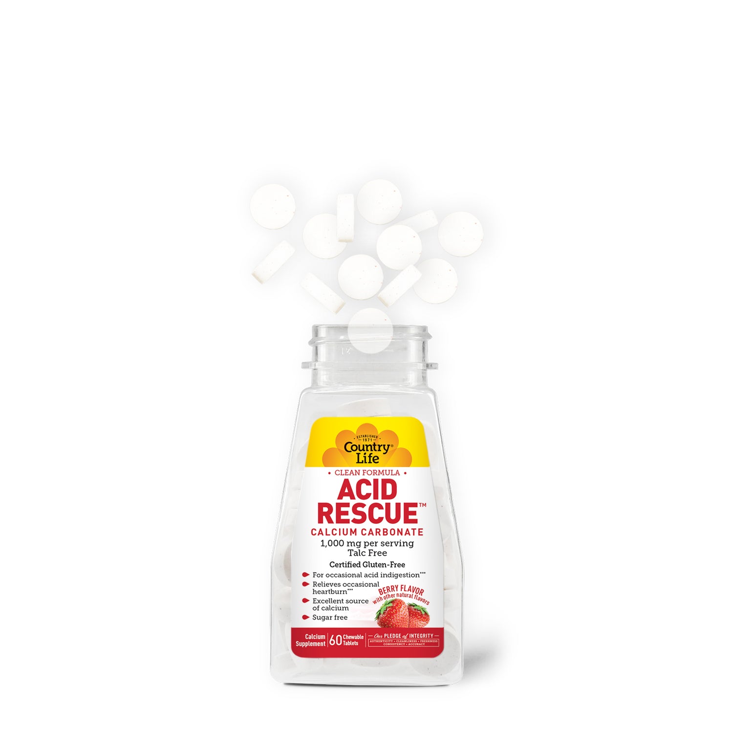 Acid Rescue™ Calcium Carbonate Berry Flavored media carousel view 3