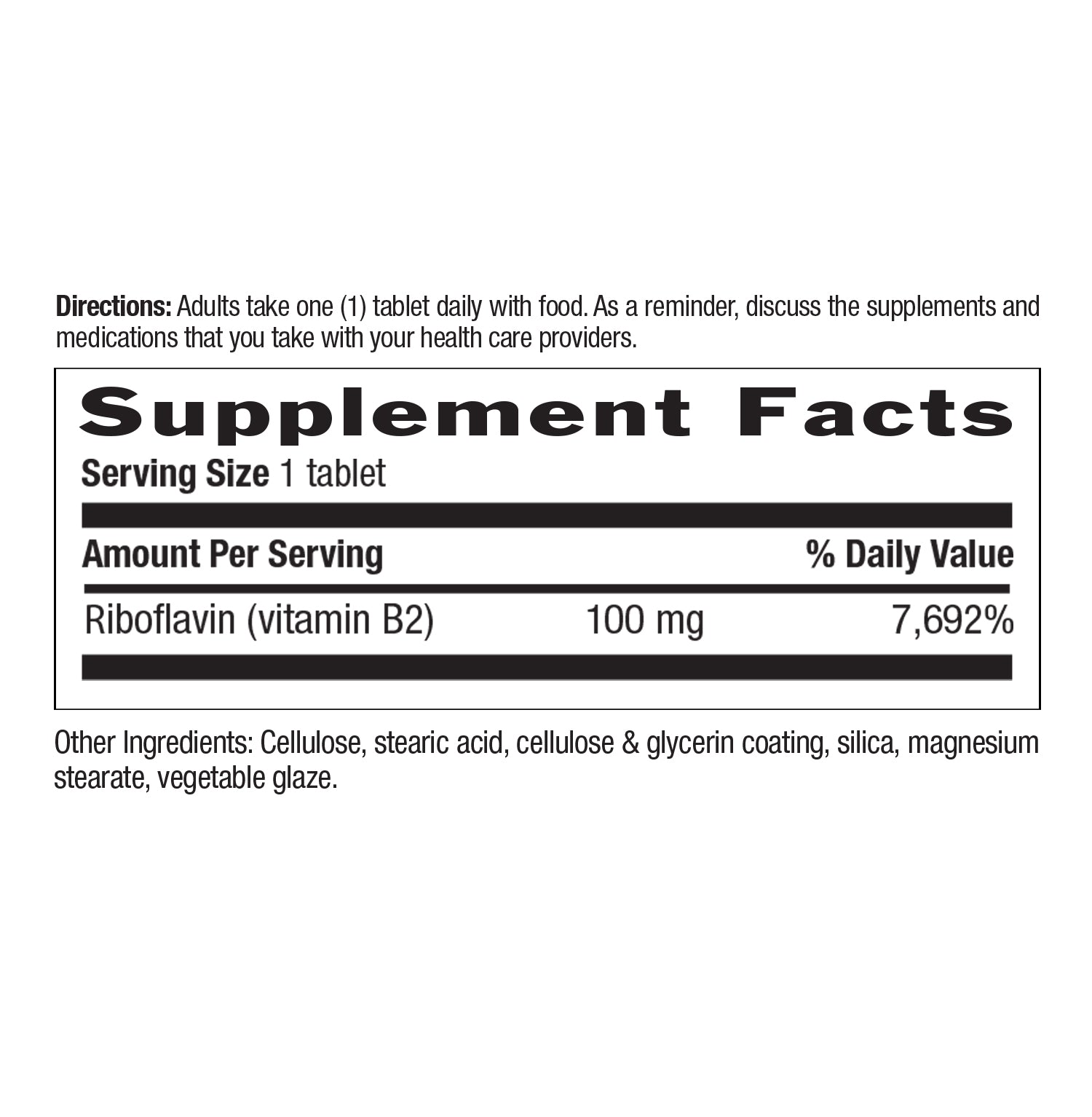 Vitamin B-2 100 mg media carousel view 6