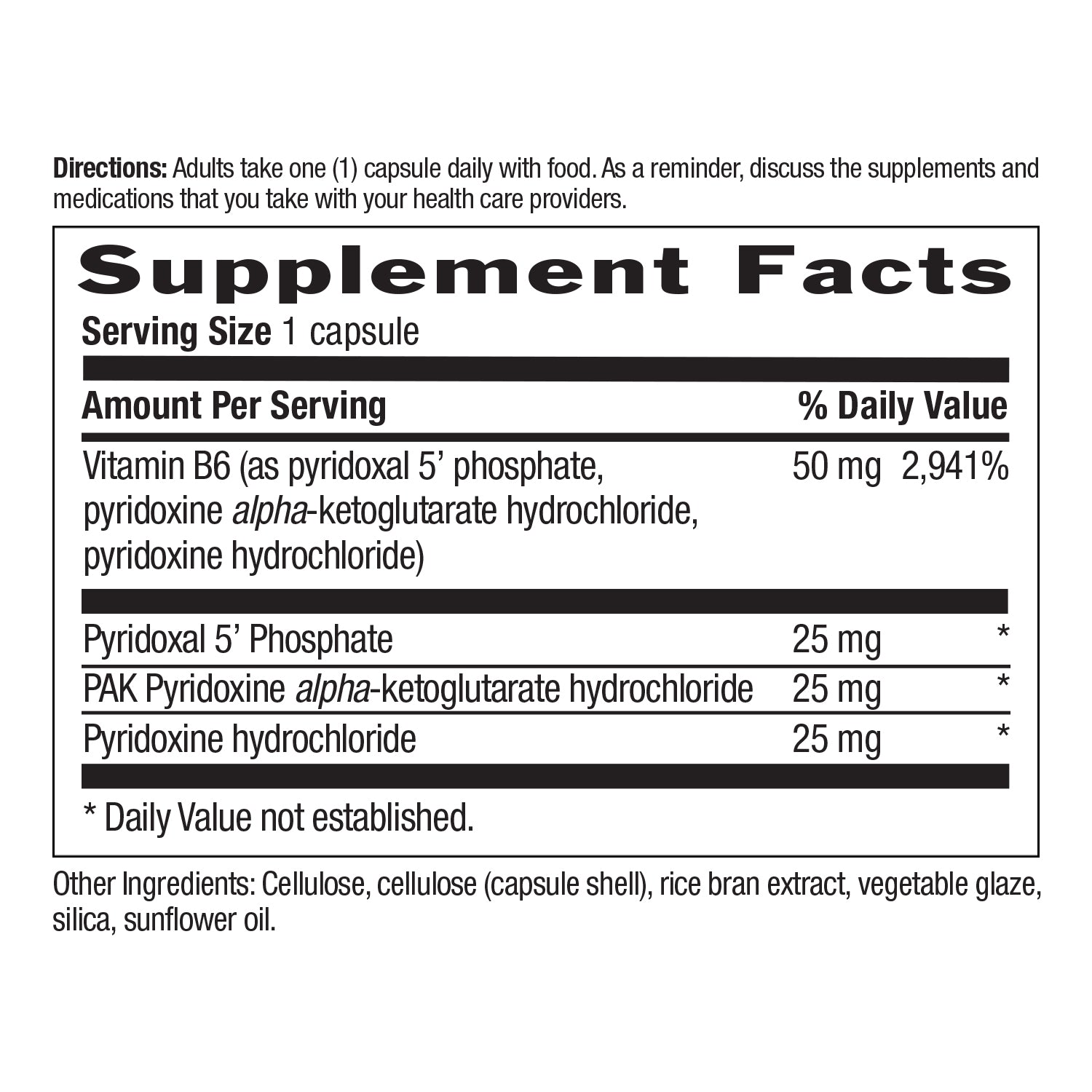 Active B-6 50mg media carousel view 5