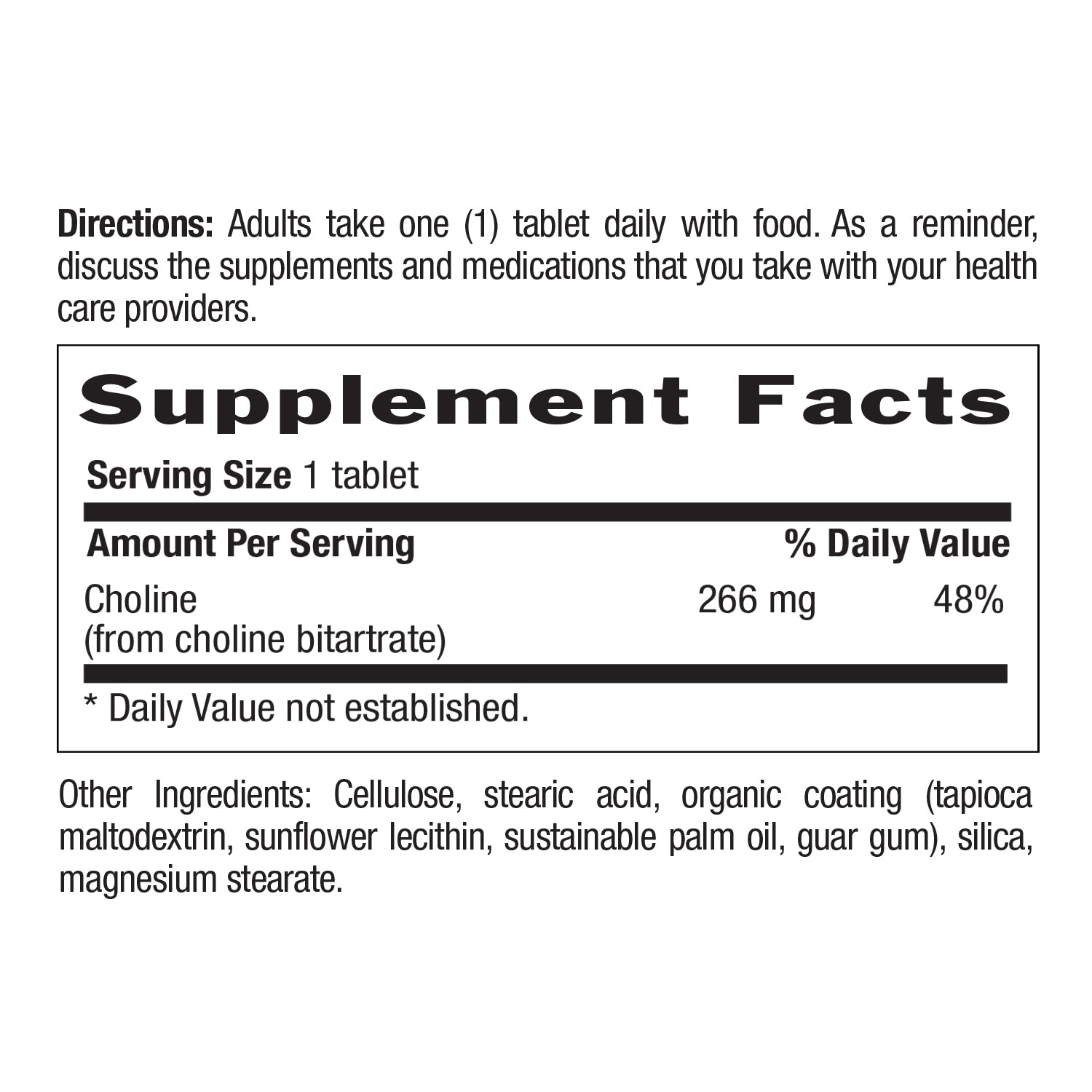 Choline 266mg media carousel view 6