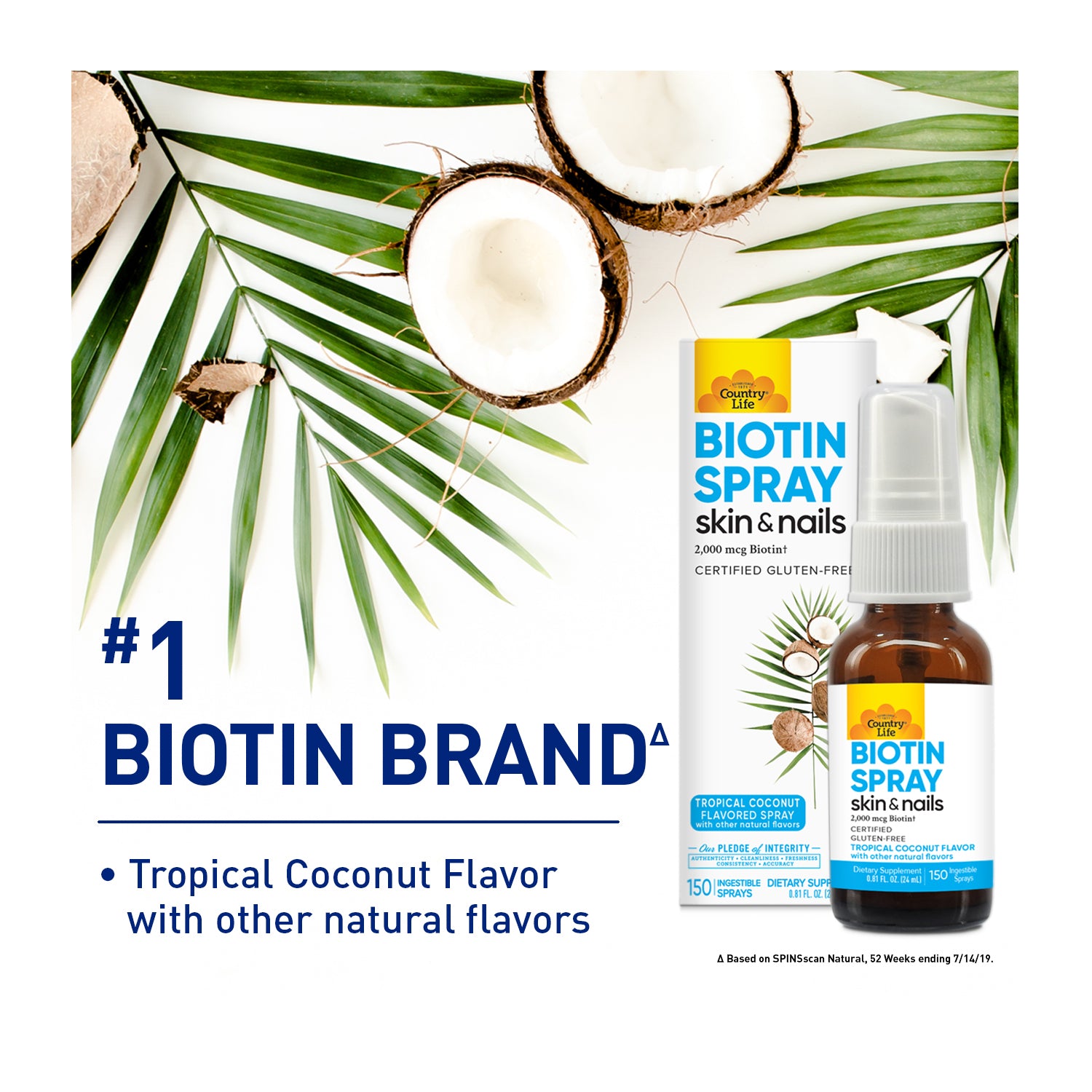Biotin Spray Tropical Coconut media carousel view 4