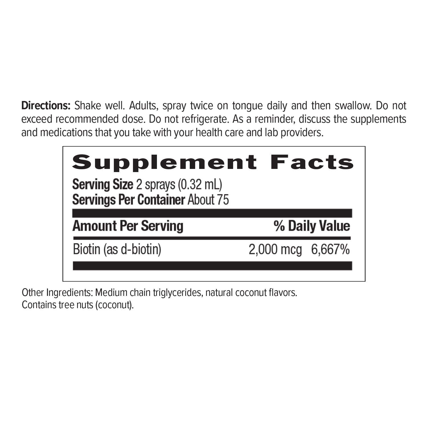 Biotin Spray Tropical Coconut media carousel view 8