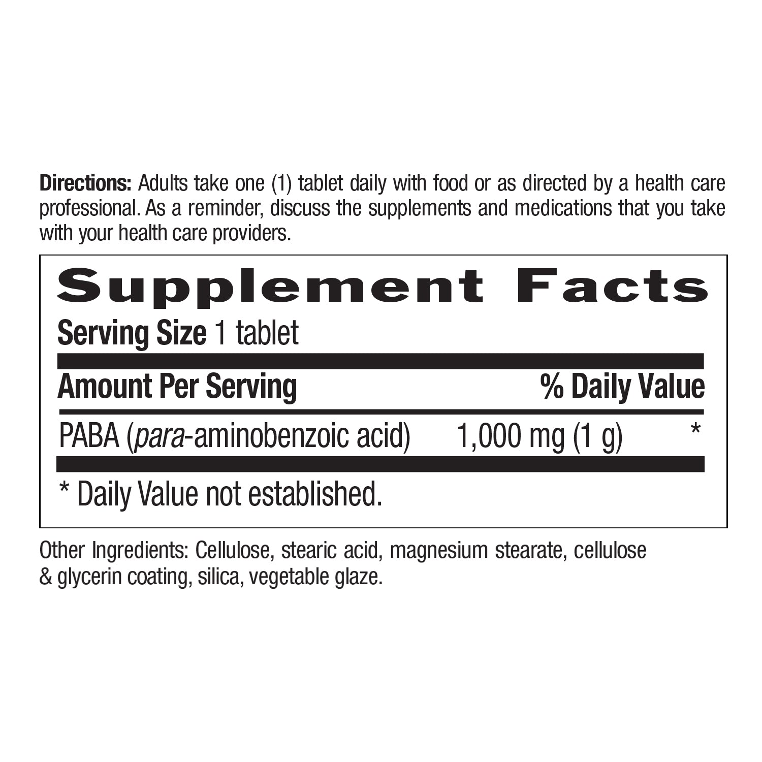 PABA 1,000 mg media carousel view 6