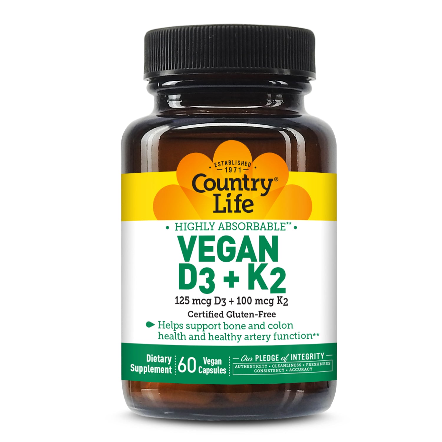 Vegan D3 + K2 featured media carousel view