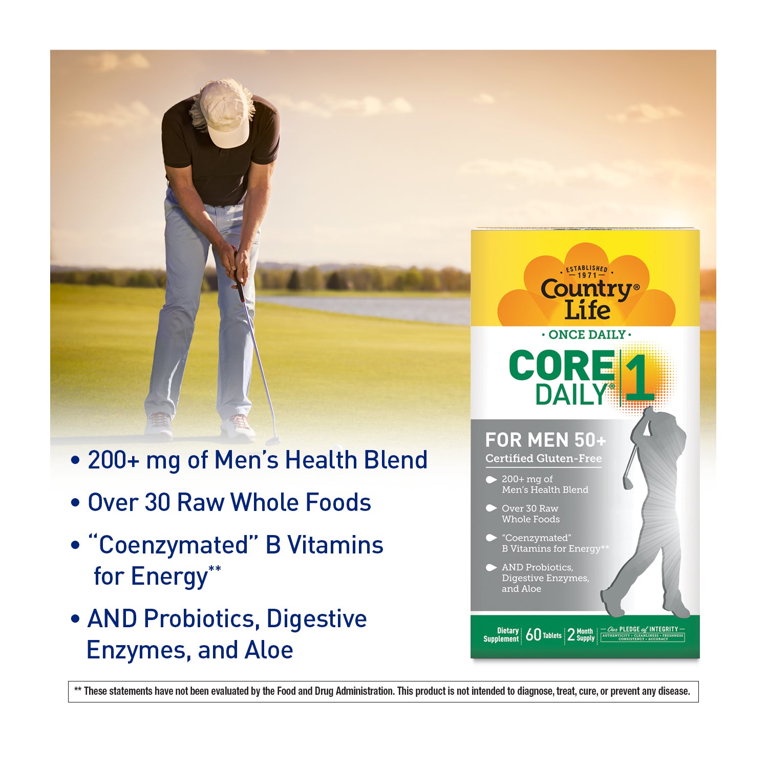 Core Daily-1® for Men 50+ Multivitamin media carousel view 3