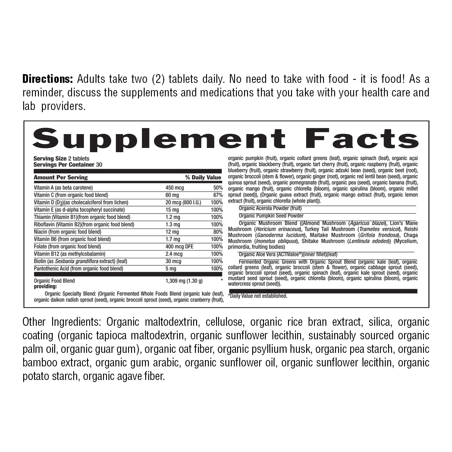 Realfood Organics® Multivitamin For Men media carousel view 6