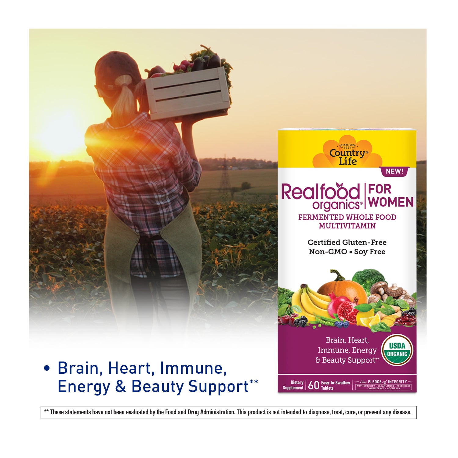 Realfood Organics® Multivitamin For Women media carousel view 4