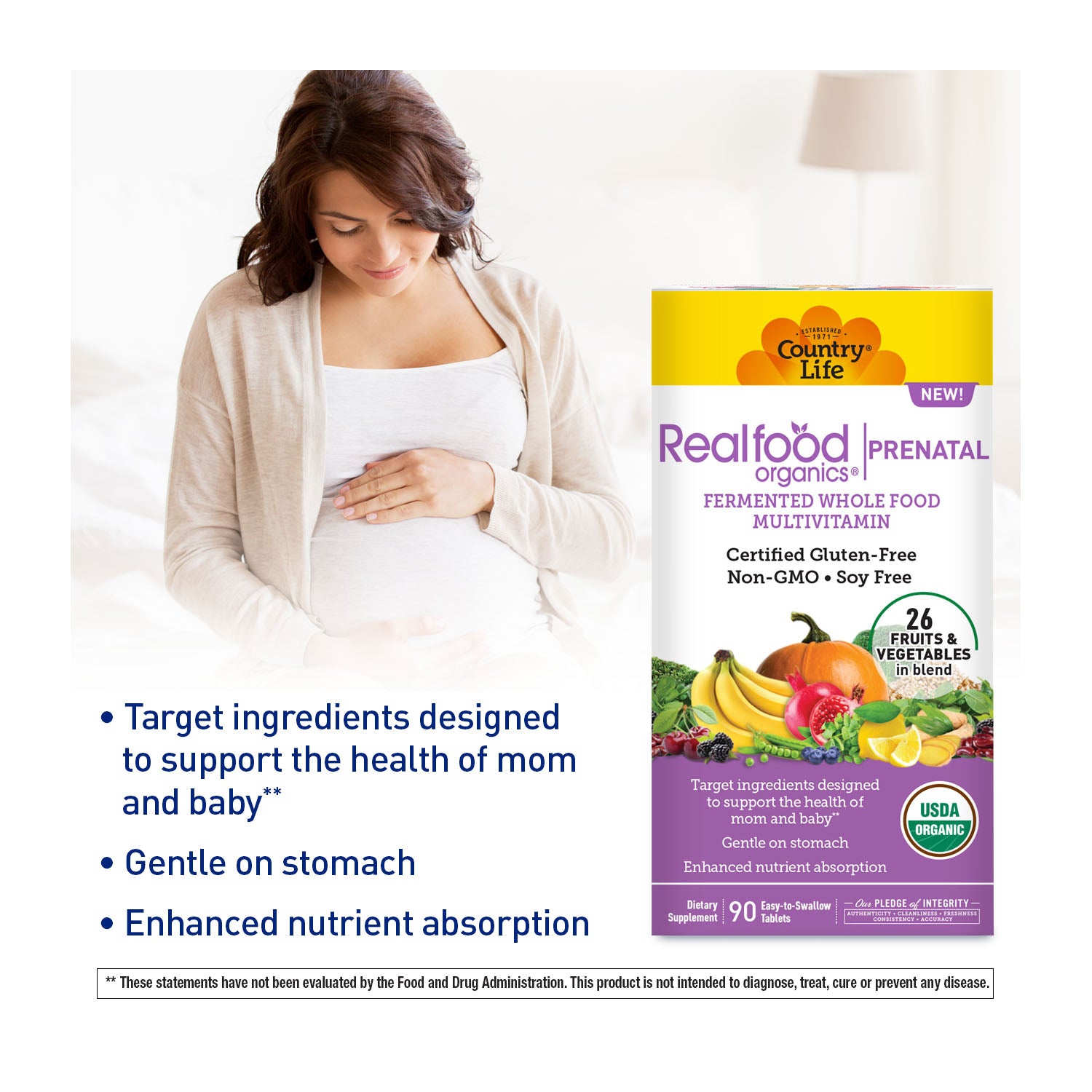 Realfood Organics® Prenatal Multivitamin media carousel view 6