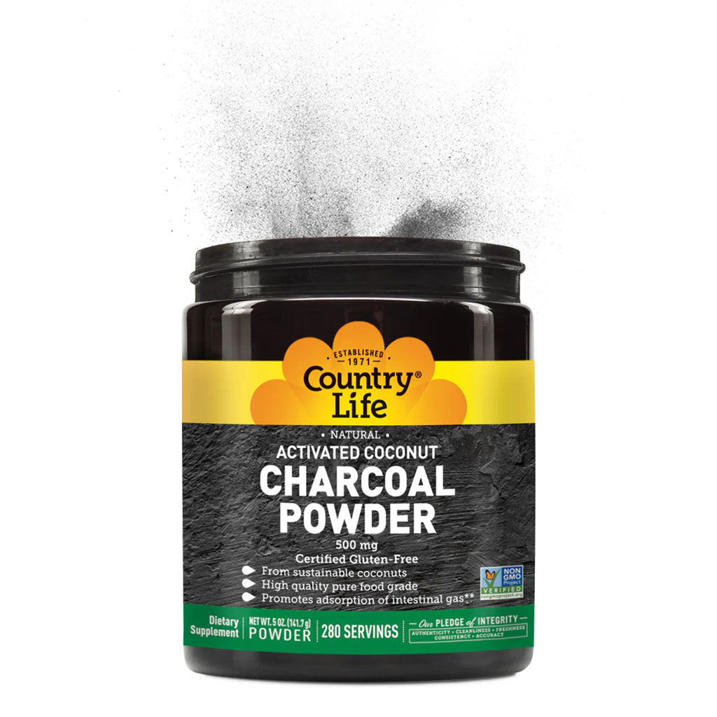 activated coconut charcoal powder