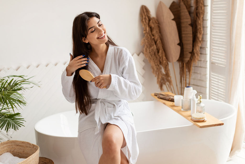 do hair supplements actually work? // Source: Prostock-studio/Shutterstock.com