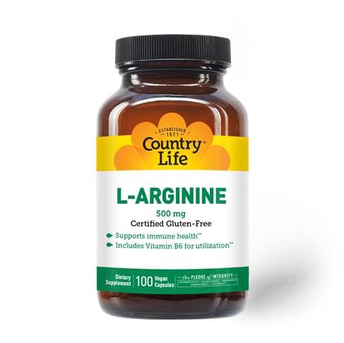 L-Arginine 500 MG bottle 100 Vegan Capules