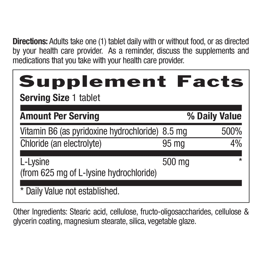 L-Lysine 500 mg