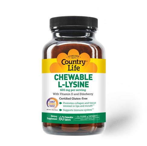 Chewable L-Lysine 500mg - Immune Support