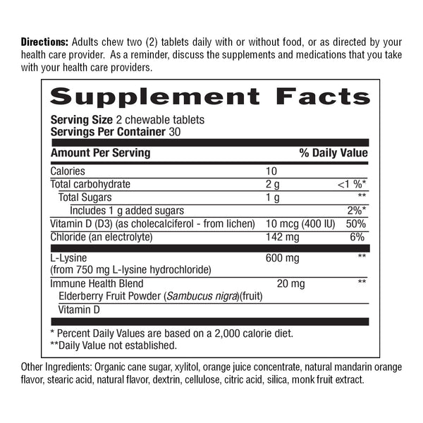 Chewable L-Lysine