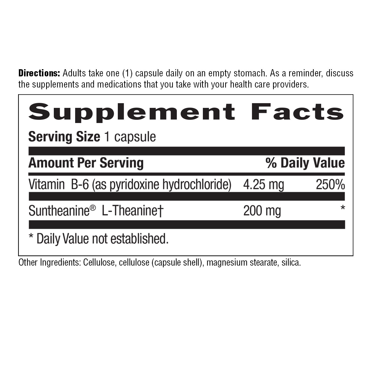 Suntheanine® L-Theanine 200 mg