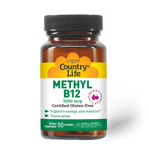 Methyl B-12 3000mcg Lozenges - Fast Absorption