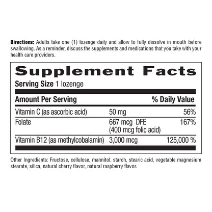 Methyl B-12 Lozenges 3,000 mcg