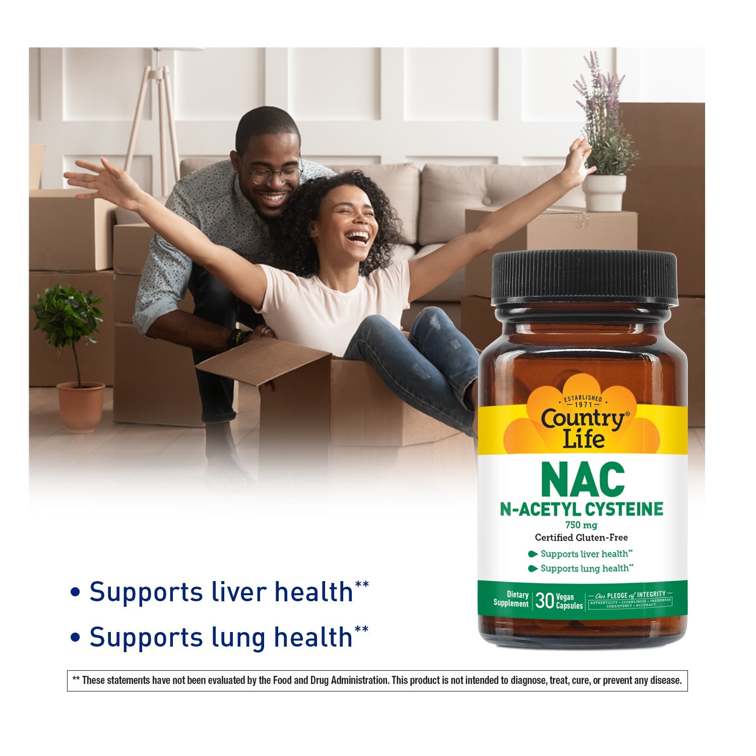 nac 750 glutathione Country Life N-Acetyl Cysteine Vegetarian Capsules 750mg, 60 ct NAC Glutathione 120 caps Skin