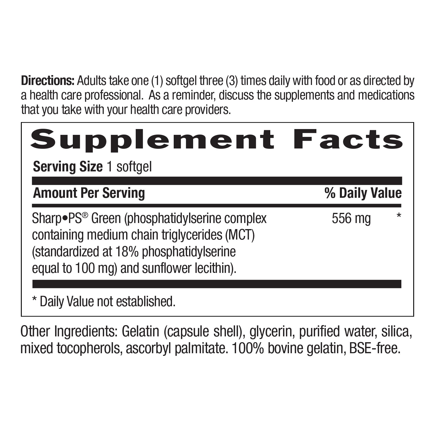 Phosphatidylserine Complex