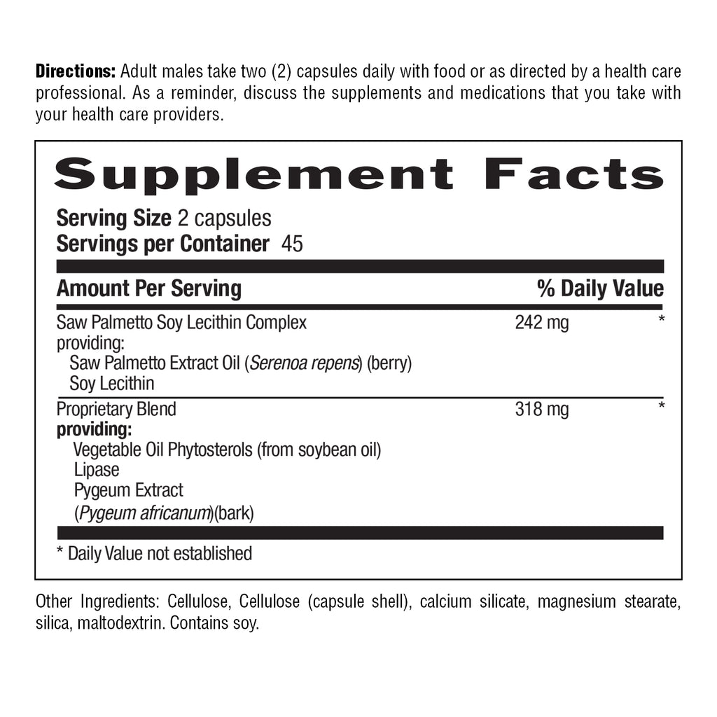 Saw Palmetto & Pygeum Extract