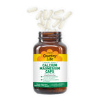 Target Mins Calcium Magnesium Caps 90 Count with capsules coming out of the top 