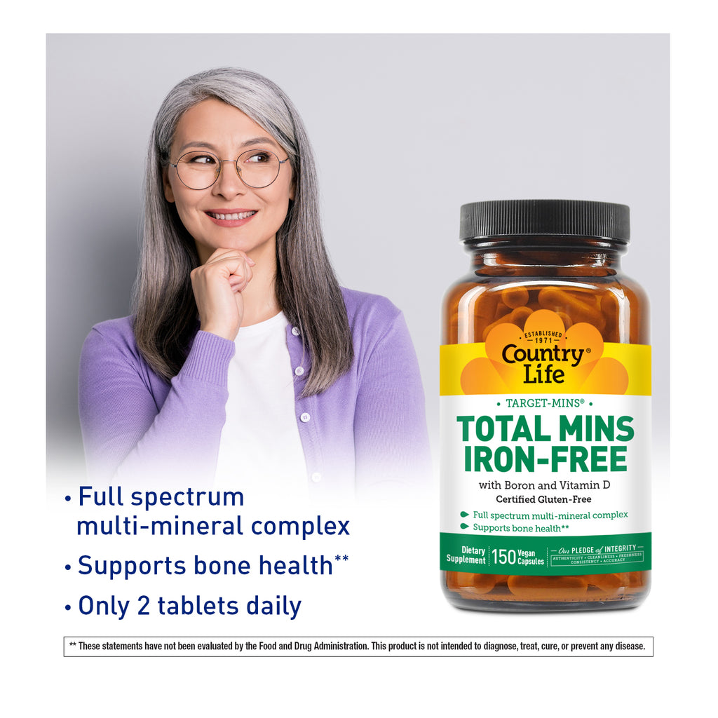 Total Mins Iron-Free