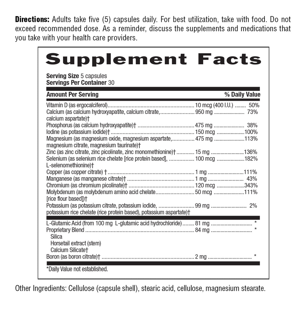 Total Mins Iron-Free