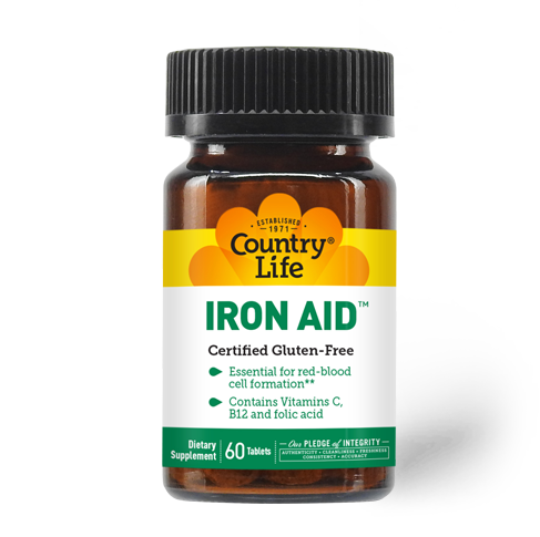 Iron Aid 15mg - Gentle Iron for Energy