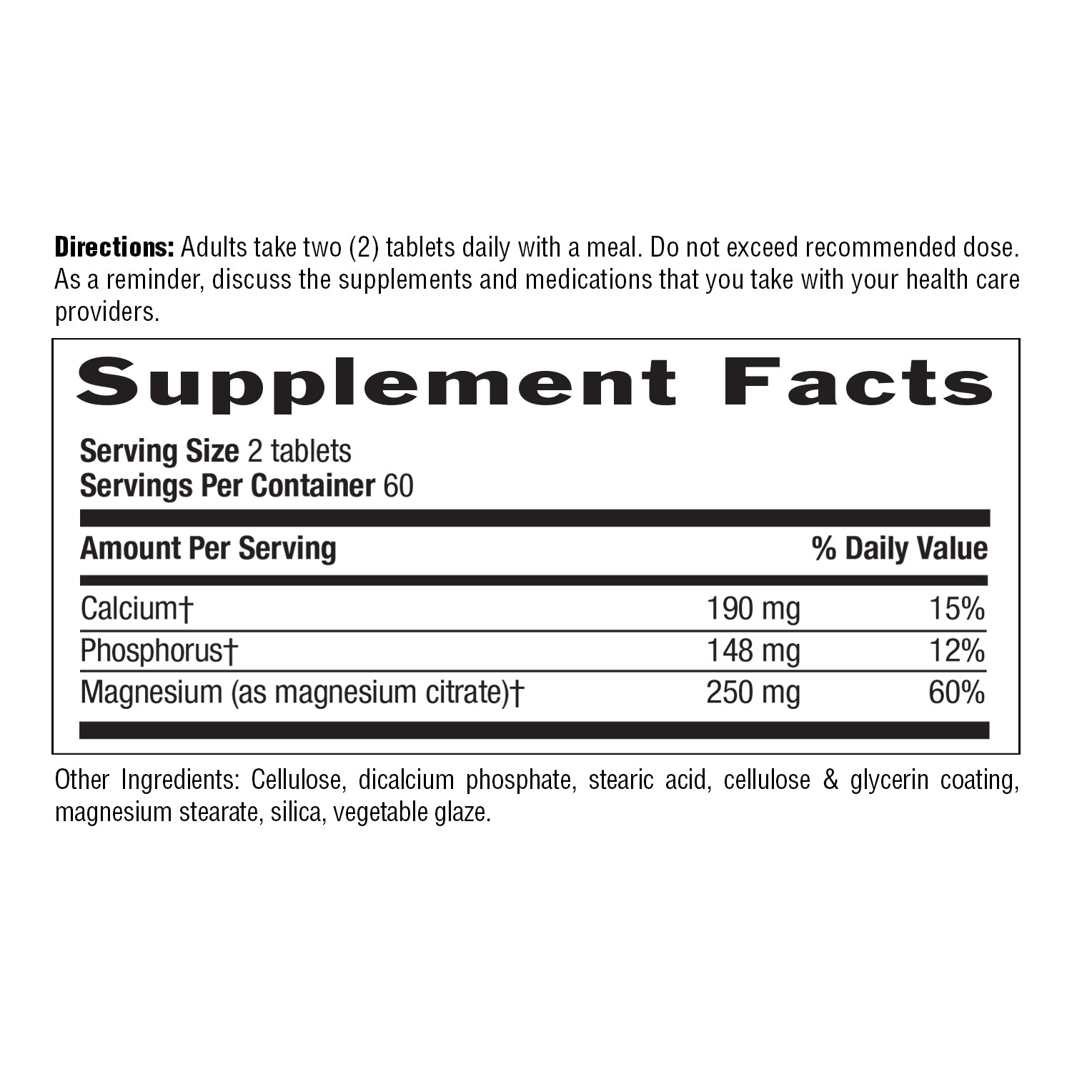Magnesium Citrate 250mg