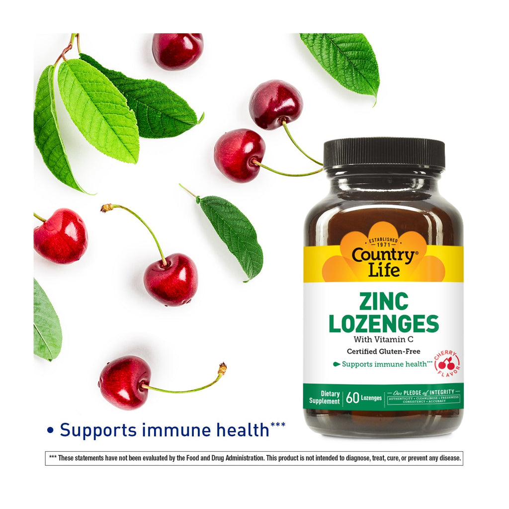 Zinc Lozenges Cherry Flavor