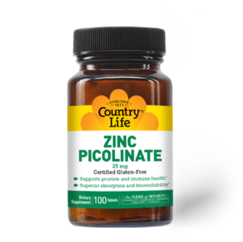 Zinc Picolinate 25mg - Immune & Skin