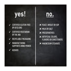 Yes / No information for Target Mins Calcium Magnesium Complex with Vitamin D3