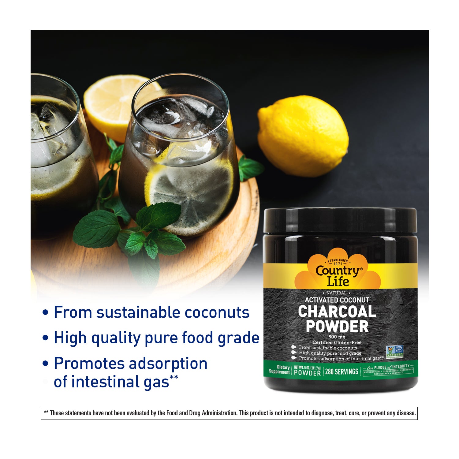 Activated Coconut Charcoal Powder