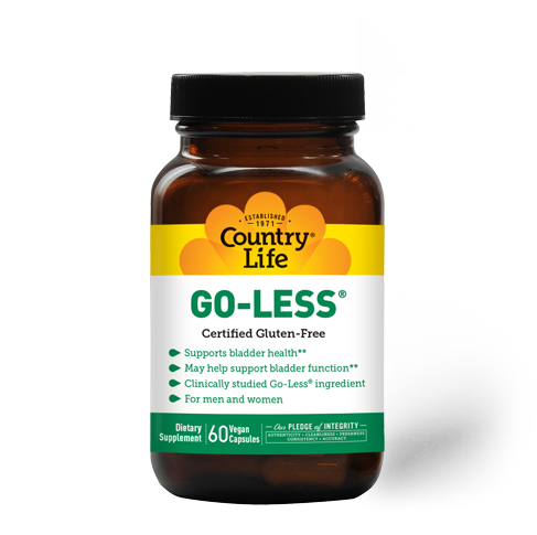 Go Less® - Bladder Control Support | Country Life® – Country Life Vitamins