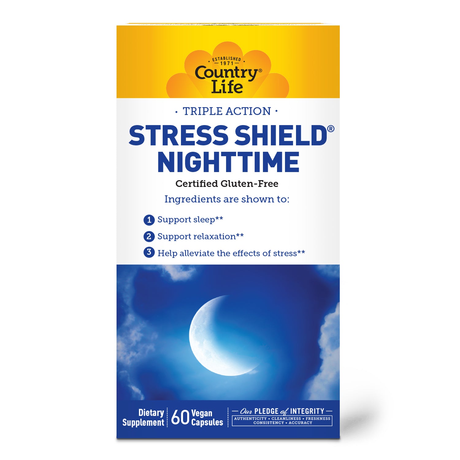 Stress Shield® Nighttime featured media carousel view