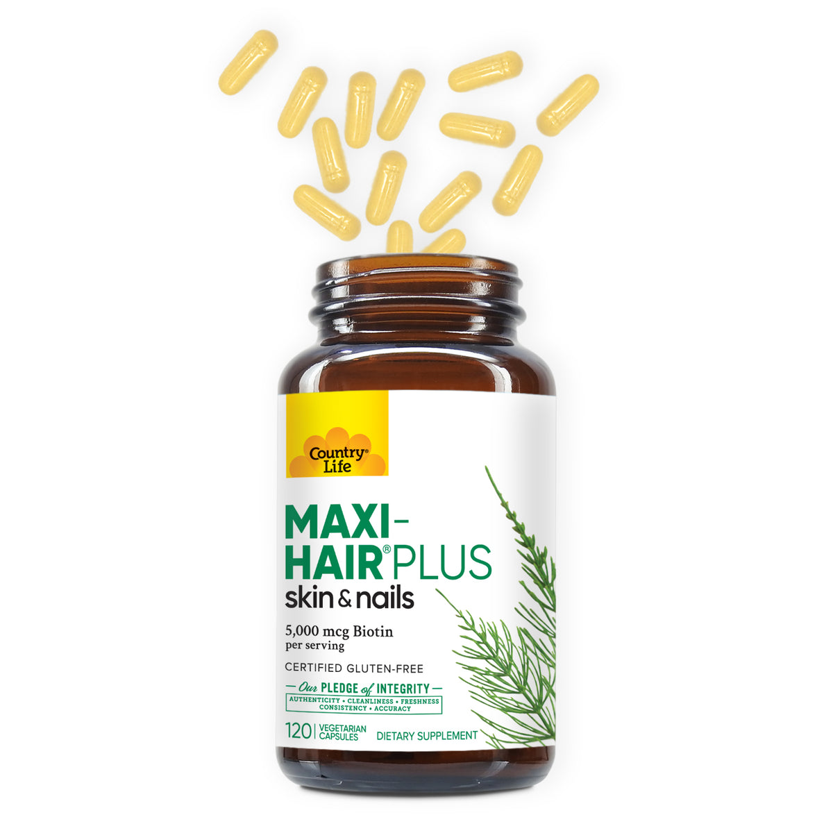 Maxi-Hair® Plus | Hair, Skin, and Nails Supplement | Country Life ...