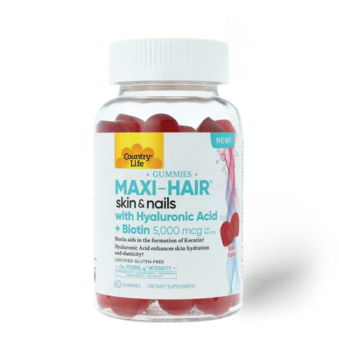Maxi-Hair® with Hyaluronic Acid + Biotin Gummy